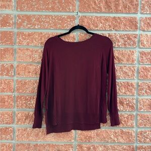🌟 Zara knit Burgundy Top
